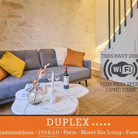 Duplex Standing 7Min➤Fontainebleau-Insead⎮45Min➤Paris Leilighet Veneux-les-Sablons Eksteriør bilde