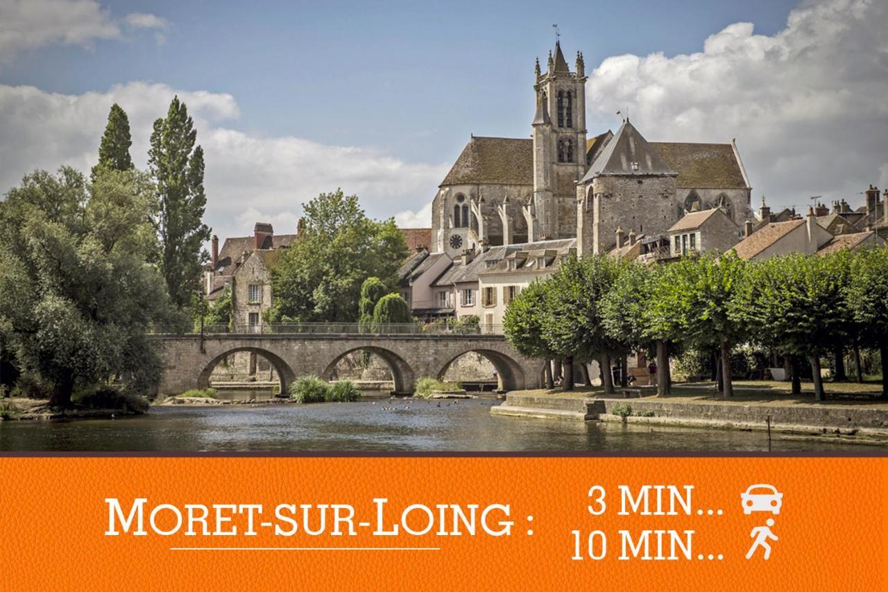 Duplex Standing 7Min➤Fontainebleau-Insead⎮45Min➤Paris Leilighet Veneux-les-Sablons Eksteriør bilde